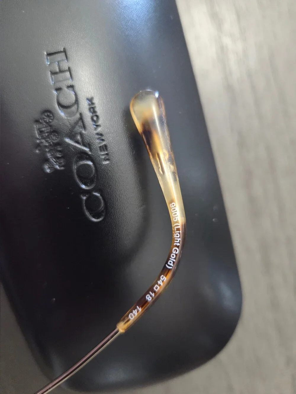 Coach Vintage Looking Silver Eyeglass Frames